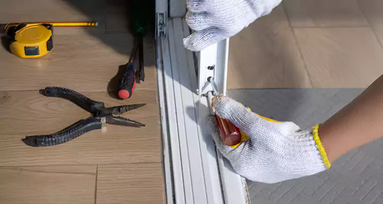 Closet Sliding Door Track Repair in Northdale, FL